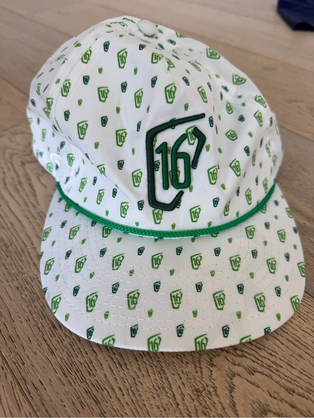 WM Phoenix Open Golf Hat Cap Pukka White Green 16th Hole Snapback Ropes
